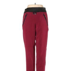 StoriesbyKellyOsbourne maroon/blk edgy slacks NWT
